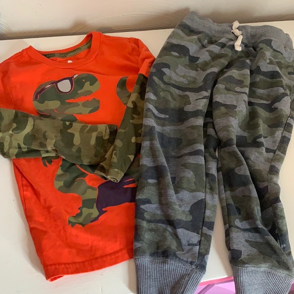 Boys cozy camo outfit